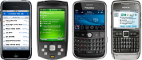 iPhone, Windows Mobile, Symbian, Blackberry